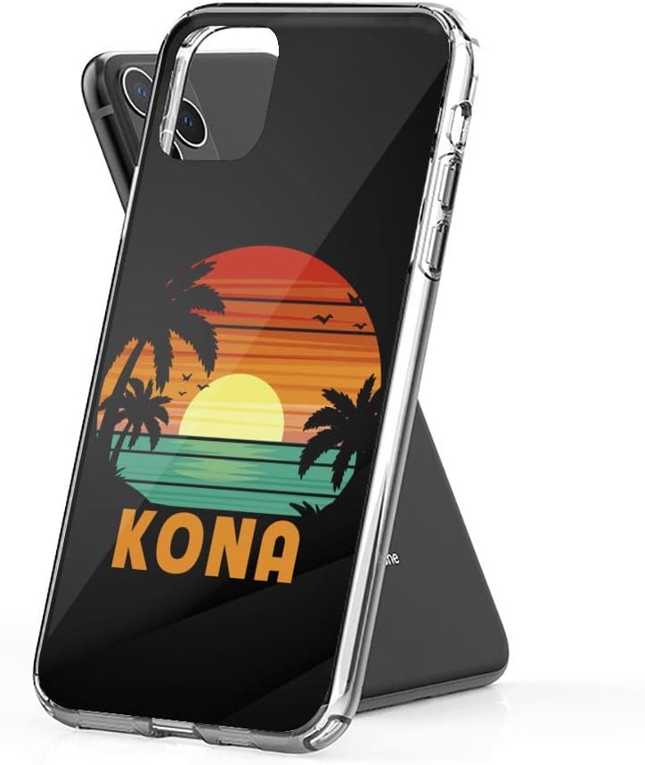 Case Phone Kona Hawaii Island Beach Surf Sail Sunset Palms Ocean Vacay (6.5-inch Diagonal Compatible with iPhone 11 Pro Max)