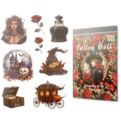 Fallen Doll Halloween Sticker Book