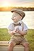 Born to Love Boys Hat Tweed Page Driver Cap, Beige, 6-8 Years