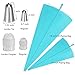 22-in-1 Cake Decorating Supplies, YIHONG Baking Tools with 17 Icing Tips (4 Jumbo Tips, 12 Regular Tips, 1 Bismarck Tip), 2 Reusable Pastry Bags, 2 Reusable Couplers, 1 Cleaning Brush Baking Supplies