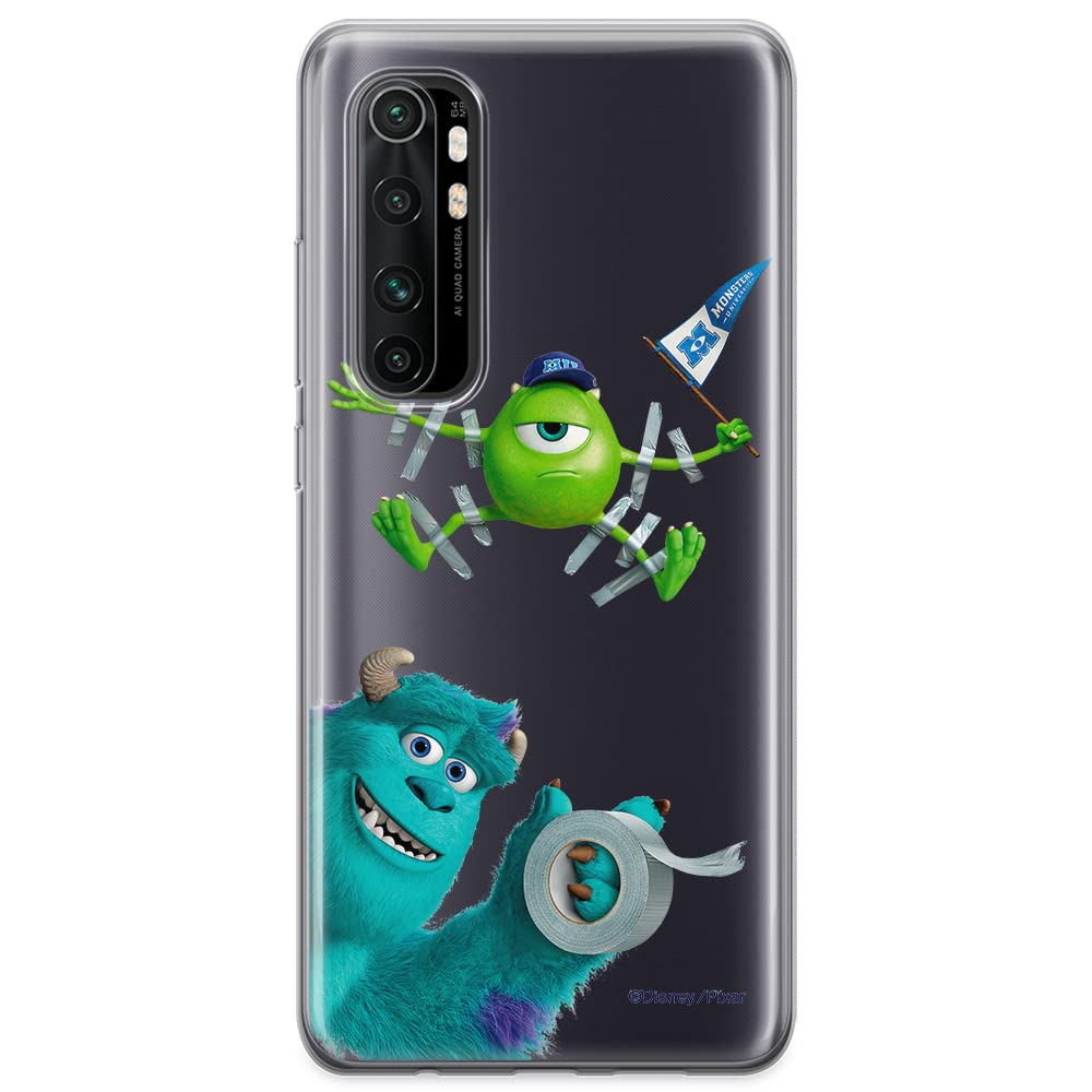 ERT GROUP mobile phone case for Xiaomi MI NOTE 10 Lite original and officially Licensed Disney pattern Monsters 001 optimally adapted to the shape of the mobile phone, partially transparent