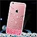 iPhone 5S Case EMAXELER Clear Ultra Thin Internal Diamond TPU Gel Shock Absorbing Scratch Resistant Frame Cover Silicone Skin Case for iPhone 5S / 5 / SE Pink Cherry Blossoms