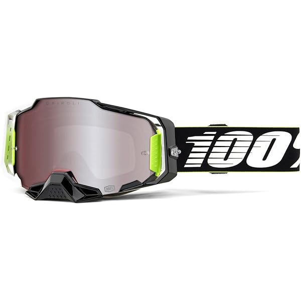 100% ARMEGA アルメガ　HiPER ブルーミラー　超美品 100% Armega Goggles - Coupe w/ HiPer Blue Mirror Lens