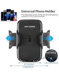 Sunjoyco   Soporte magnético universal para coche para iPhone XS, XS, Max XR, X 8, Plus, 7, 6S, 6 Plus, Samsung Galaxy S10, S10, S9, S9, S9, S8, S7, Note y cualquier teléfono móvil y GPS