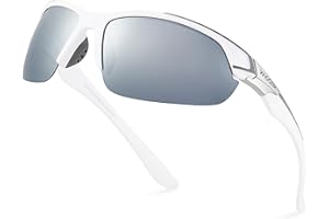 Xagger Polarized Sports Sunglasses for Men Women UV400 Wrap Around Baseball Softball Glasses