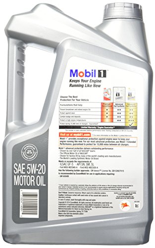 5w20 Synthetic Oil 5qt - Image 2