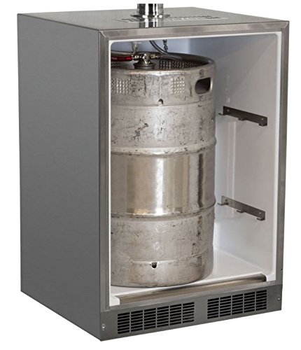 image for Marvel MO24BTS2RS Outdoor Built-In Beer Dispenser, Twin Tap, Solid Doo