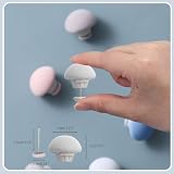 Yikki 12Pcs Duvet Clips Non-Slip Mushroom Holder One-Key Unlock Grey view 2