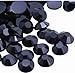1000pcs Flat Back Rhinestones Round Brilliant 14 Cut 4mm - 16ss Jet Black