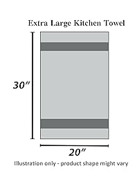 Urban Villa Christmas Kitchen Towels Grey Snowflake