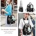 Backpack Purse for Women Large Capacity Leather Shoulder Bags Cute Mini Backpack for Girls,Grey