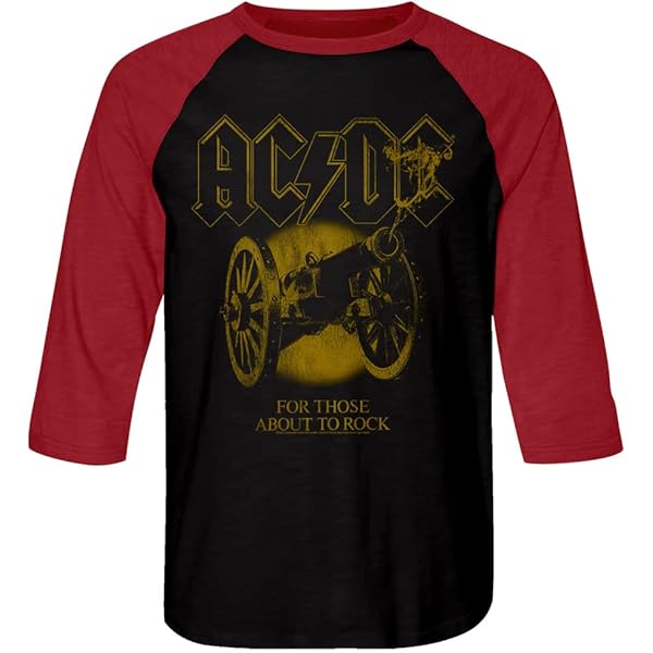 70s ヴィンテージ AC/DC オールドロック 3/4スリーブシャツ 70s ヴィンテージ AC/DC オールドロック 3/4スリーブシャツ メンズ
