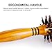 Valdler Natural Boar Bristle Round Brush for Hair Drying Styling Curling