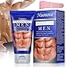 Hair Removal Cream for Men, Depilatory Cream, Natural Painless Permanent Thick Hair Removal Cream + Plastic Scraper, Used on Bikini,Underarm,Chest, Back, Legs and Arms for Men, 60ml