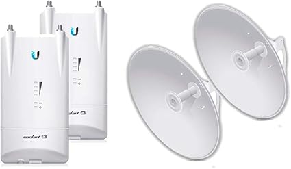 Amazon Co Jp Rocket Ac R5ac Lite 2ユニット Airmax Ac ベースステーション 5ghz 2ユニット ロケットディッシュアンテナ Rd 5g30 Lw 30dbi 2x2 パソコン 周辺機器
