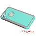 Goging iPhone 5S Case,iPhone 5/SE Case, Luxury Fashion Dual Layer Hybrid Shockproof Case for Apple iPhone 5 5S SE (Teal-Gray)