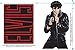 Elvis Presley King of Rock and Roll Music T Shirt & Stickers (X-Large) Black