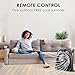 TRUSTECH Evaporative Air Cooler, 3-in-1 Bladeless Fan, Instant Cool & Humidify with 3 Wind Speeds, No Noise, 12H Timer, LED Display, Suitable for Large Room Office, Remote Control
