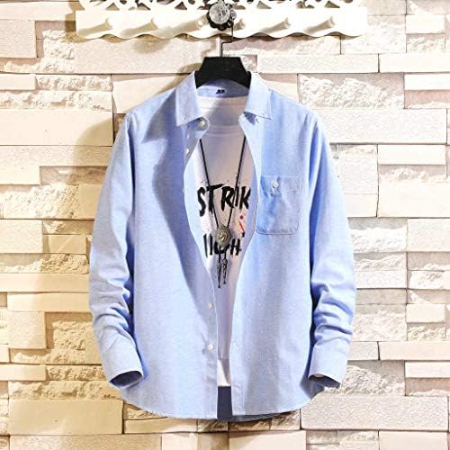 長袖 長袖 B07v1l2xk3 カジュアルシャツ 6色 カジュアル 春 夏 長袖 正規品送料無料 半袖 長袖 100 品質保証 おしゃれ 綿麻シャツ 新作製品 世界最高品質人気 メンズ トップス シャツ 春 デイリーモノクロ 細身 サマールーズ 激安超特価 秋 B07v1l2xk3