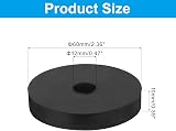 PATIKIL Rubber Vibration Isolation Washer Pads 2.4" OD 0.5" ID 0.4" Thick 4 view 2