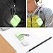 AirPods Protective Case, MoKo Silicone Cover Shock Proof Protective Cover Skin with Carabiner & Dustproof Plug for Apple Airpods Charging Case, Green (Glow in Dark)