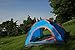 AZLife Lightweight 3-4 Person Dome Tent with Carry Bag for Camping Backpacking Hiking(Orange and Blue)