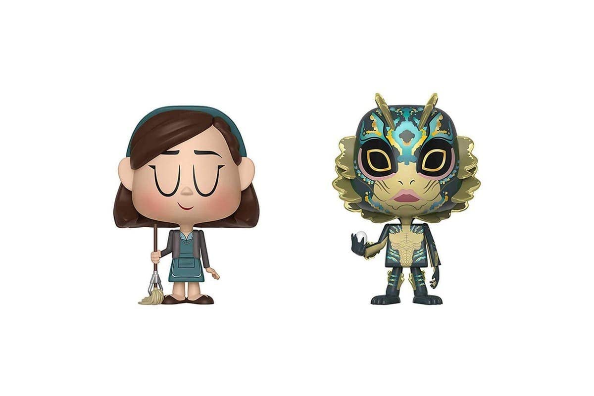 Funko VYNL 4 Inch 2-Pack: Shape of Water: Elisa & Amphibian Man