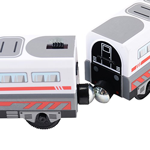 image for ZONXIE Magnetic Battery Operated Action Train Powerful Engine Bullet T