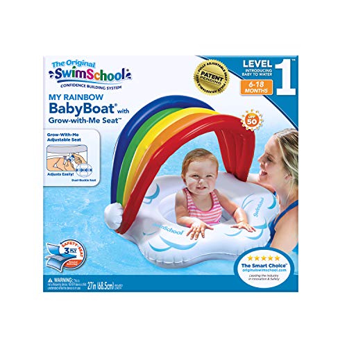 SwimSchool Rainbow Baby’s First Pool Float Baby Floaties