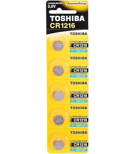 Amazon.com: Toshiba CR2016 3V Lithium Coin Cell Battery Pack of 5