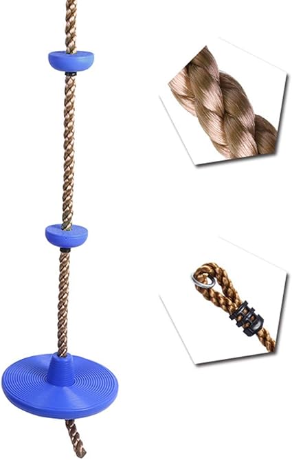 Ruiqas Kinder Knopfscheibe Baumschaukel Scheibe Kinder Rundseil