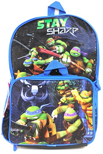 Teenage Mutant Ninja Turtles Boys Large Backpack with Lunch Kit