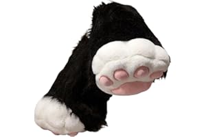 Fursuit Feet Paw Shoes Kit Plush Furry Boots Fursuit Costume Paw Shoes Halloween Accessories Cosplay Costume Exhibition