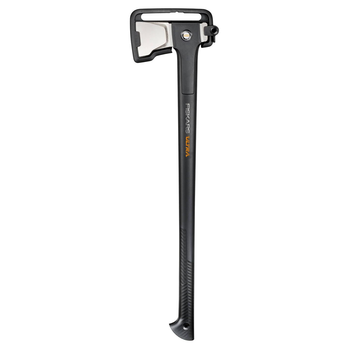 Fiskars Ultra Spaltaxt U32, Leistungsstarke Axt zum Spalten großer Holzstämme, ToughCoat-Beschichtung, Optimierte Balance, Karbonstahl-Klinge/FiberComp-Stiel, 81,5 cm, Schwarz, 1086011