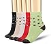 Bemastar Lady's 5 Pack Little Snowflake Thicken Rabbit Wool Socks