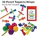 Triple Fidget Pencil Topper Pack (36 pc) with 1 Super Secret Surprise Sack