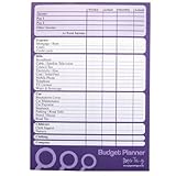 A5 Budget / Finance / Money Planner - 50 sheets per pad - Plan Weekly or Monthly - Double sided - Size 8.3 x 5.9