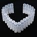 ReNext 50 Pcs Transparent Clear Empty Lip Balm Tubes Containers
