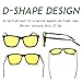 HD Night Vision Polarized Sunglasses Square Yellow Lens Aluminum Magnesium Temple Spring Hinges Driving Sun Glasses Men Women Classic Retro Glasses (Night Vision Lens/Bright Black Frame)