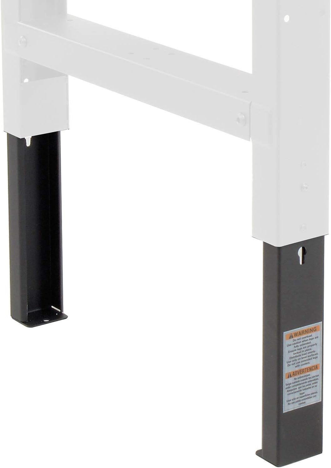 Height Adjustable Leg Extender Kit, 351/2" to 43", 2/Pk