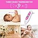 Ear and Forehead Thermometer, Guckmall 2018 Upgraded Version Infrared Digital Thermometer for Baby, Children and Adult with Fever Warning and Compensated Temperature, FDA Approved
