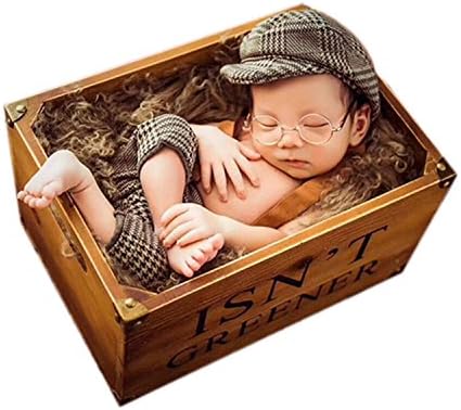 MuTong Newborn Baby Photography Photo Outfits Props Handmade Crochet Cap and Rompers