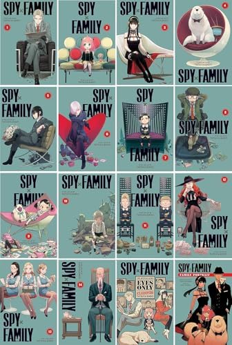 Spy x Family Series Vol. 1-15. Set of 15 Books by Tatsuya Endo