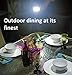 Oasity Solar LED Light – 500 Lumens – IP65 Waterproofness Rating – Perfect Solar Spotlight for Patio, Gazebo, Or Backyard