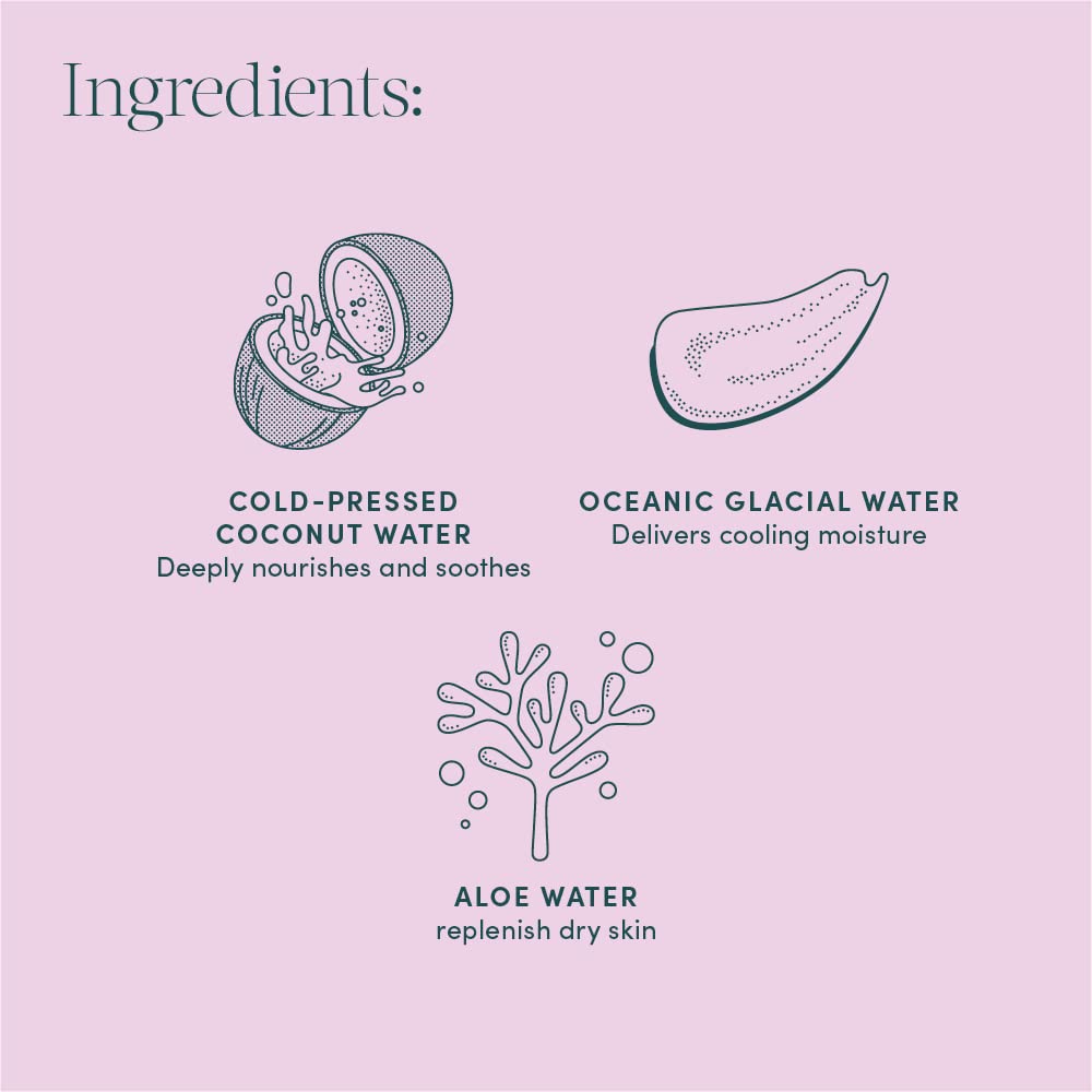 Evereden Tri-Water Baby Face Cream: Clean & Vegan Cooling Baby Cream Kids Face Lotion with Water from Glaciers, Aloe, & Coconut - Moisturize, Soothe, Refresh