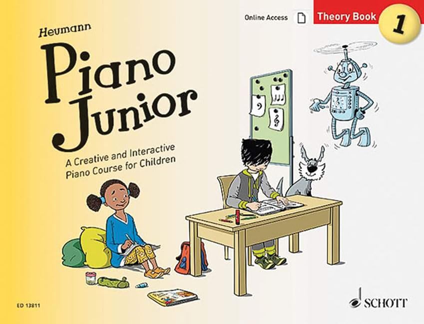 Piano Junior: Theory Book 1 Vol. 1: A Creative and Interactive Piano Course for Children: Includes Downloadable Audio