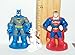 DC Superheroes Batman Superman Justice League Set of 13 Cake Toppers Cup Cake Party Favor Decorations Featuring the Batman, Flash, Green Lantern, Krypto, the Joker Etc with DC Hero ToyRing