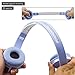 ONTA gorsun Sport Lightweight Foldable On-Ear Headphones Adjustable Headsets with Mic and Volume Control 3.5mm for Kids iPhone Laptop Computer Mp3/4 Earphones (Blue)thumb 2