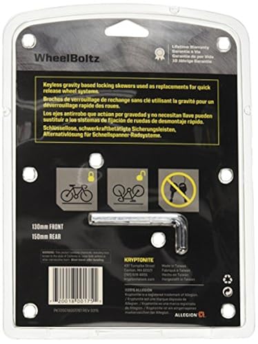 Kryptonite Gravity Wheelboltz Kryptonite Security Wheelboltz - Technical View