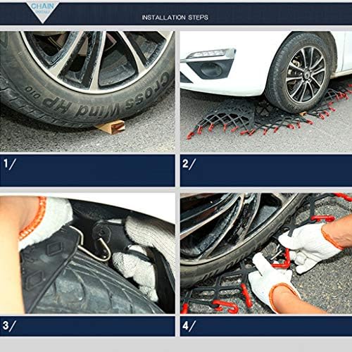 スノーチェーン ビューティー Pcソフト非金属タイヤチェーン スノーチェーン